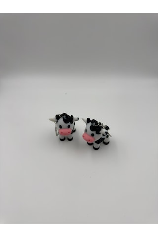 Milky Cow Anahtarlık Beyaz - Siyah