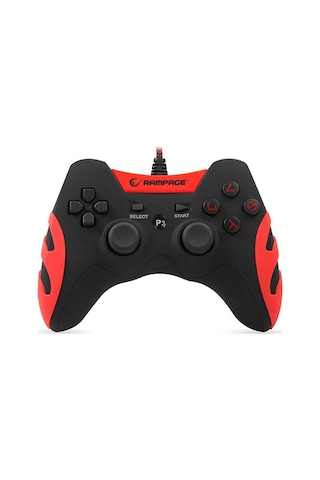 Snopy Rampage Sg-R218 Ps3/Pc X Input Kırmızı Usb 1.8M Joypad