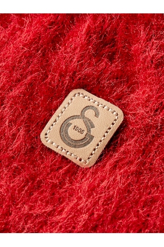 Gsstore Galatasaray Kadın Peluş Eldiven K252270 Kırmızı