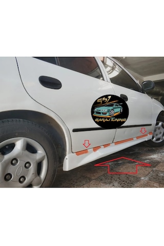 Hyundai Accent 1 Yumurta Kasa Marşpiyel Takımı Fiberglass Boyasız