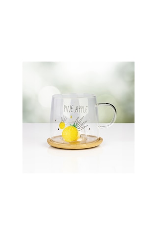 Naturalove Cam Kupa - Ananas Figürlü