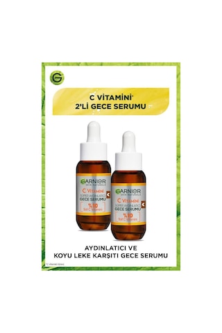 Garnier C Vitamini Süper Aydınlatıcı Gece Serumu 2 x 30 ML