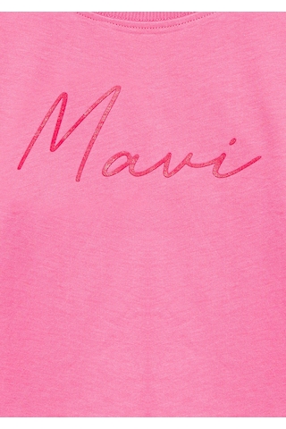 Mavi - Mavi Logo Baskılı Pembe Tişört 7610181-91355 Pembe