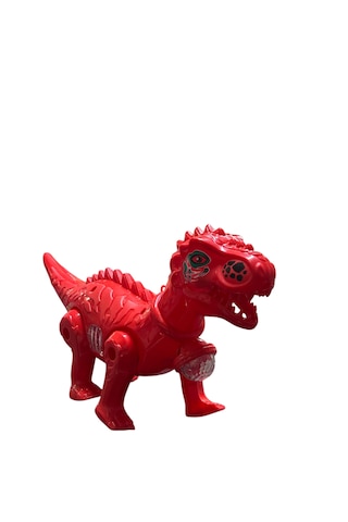 Pilli Işıklı Müzikli Dinozor Kırmızı