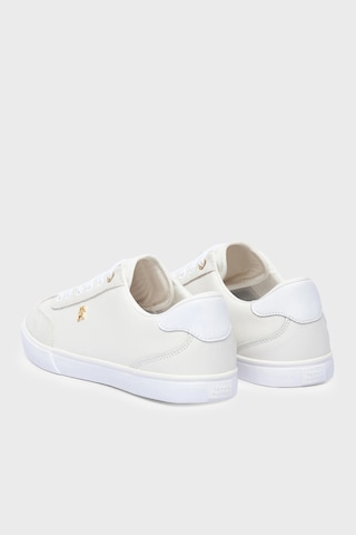 Tommy Hilfiger Logolu Deri Sneaker Ayakkabı Kadın Ayakkabı Fw0fw09391 Ybl Beyaz