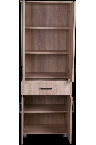 Çok Amaçlı Dolap Hard Parlak Somone Suntalem 4raf 1çekmece Kutu Sevk 180 El Yapım Ahşap