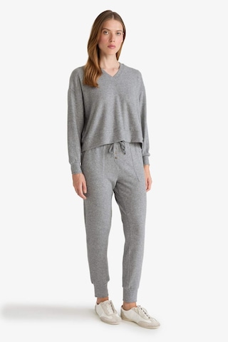 Defacto Pijama Takımı Regular Fit Velur Uzun Kollu Üst Uzun Alt-fall İn Love F3615ax25auar188 Antrasit