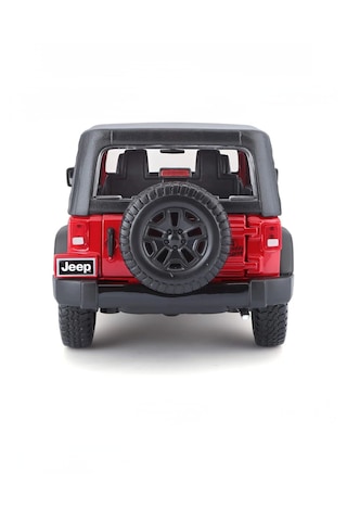 Maisto 1:18 Ölçek 2014 Jeep Wrangler Kırmızı Model Araba