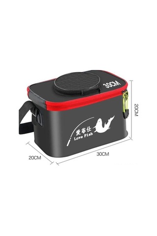 Dancemonkey 100kg Kapasiteli, Oksijen Pompalı, Su Geçirmez Taşınabilir Balık Kovası, Yüksek Kaliteli Eva Malzeme