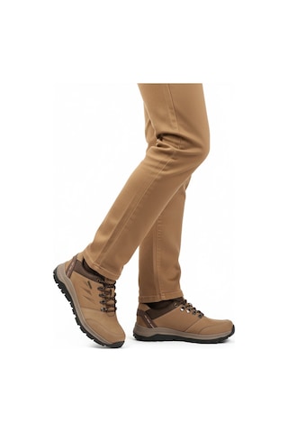 Kum Hakiki Deri Kaymaz Su İtici Erkek Outdoor Ayakkabı 2343 M Kum