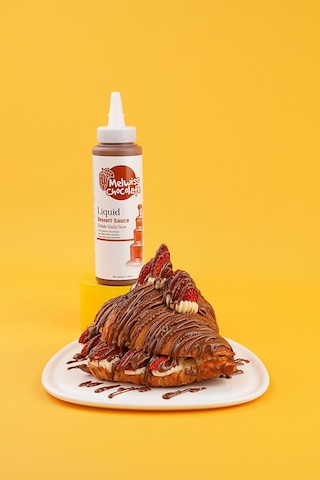 Melwiss Chocolate Sıvı Çikolata - Fondü Şelale Çikolata Sosu 330 G