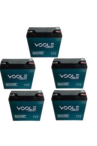 Voole 12v 24 Ah Elektrikli Bisiklet Jel Aküsü 5li Set 2026 Üretimi