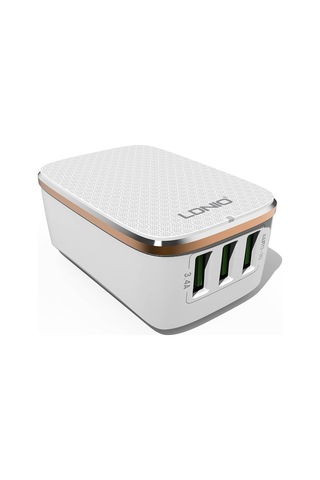 Ldnıo A3304 17w 3 Usb Arayüzleri Seyahat Şarj Cihazı Cep Telefonu Şarj Cihazı, Ab Fişi Diğer