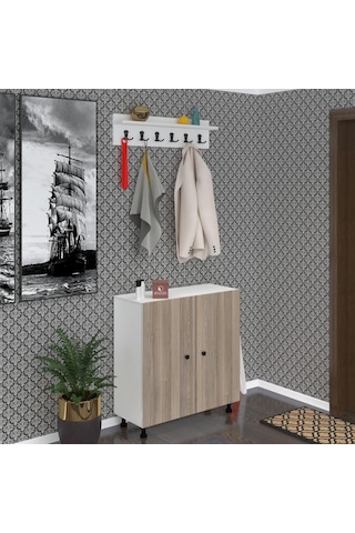Kenzlife Portmanto Ayakkabılık Ve Askılık Tomak5 Crdbyz 83 100 32 Yirmibeş Çift Ayakkabı Kapasitesi