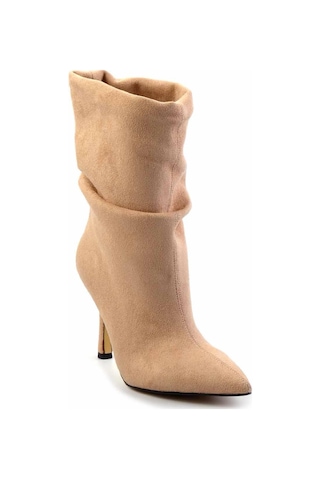 Bambi Bej Kadın Bot & Bootie K02718025202 Bej