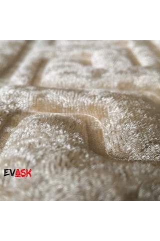 Evaşk Seccade,Diz Ağrıtmayan Kadife Kabartma Kaymaz Namazlık