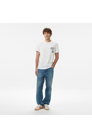 Tommy Hilfiger Regular City Sign Erkek Beyaz T-shirt Dm0dm22553 2800324