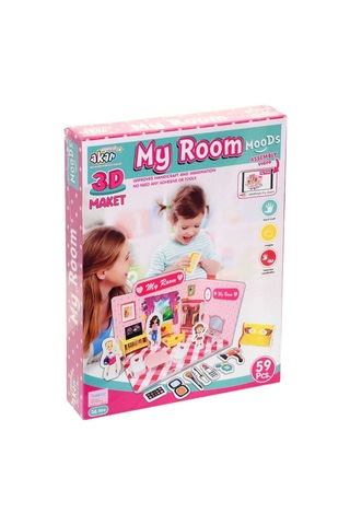 Benim Odam Maket 3 Boyutlu Puzzle