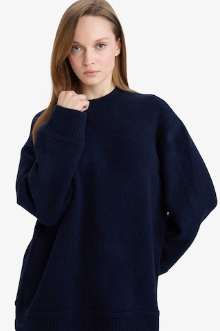 Defacto Loose Fit Bisiklet Yaka Triko Kazak Tunik G7239ax25cwnv207 Lacivert-nv207