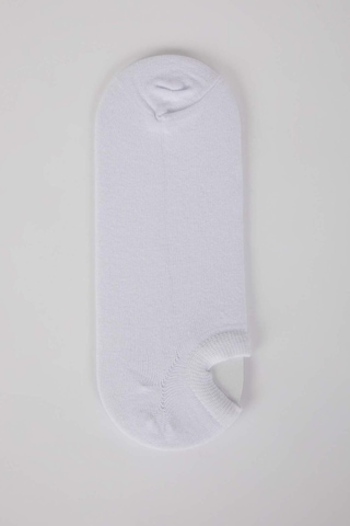 Defacto Erkek Pamuklu 3lü Sneaker Çorabı K4595aznswt1 Beyaz-wt1