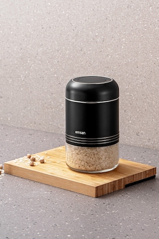 Emsan Moko Saklama Kavanozu 650 Ml Siyah