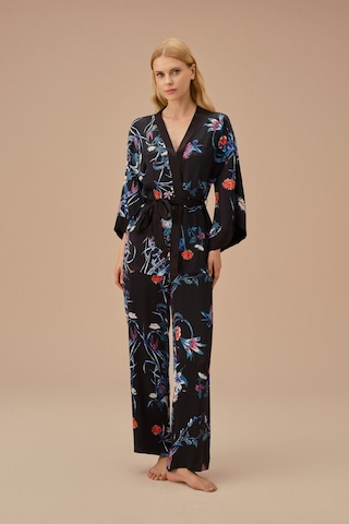 Suwen Geisha Sabahlık St4430615846 Çiçek Baskılı Çok Renkli