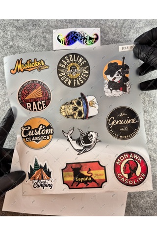 Bdls10 Küçük Boy 10lu Sticker Seti