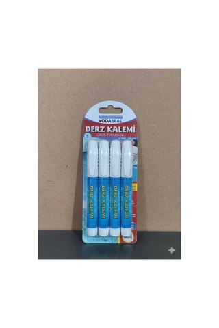 Toplam 4 Adet Fayans Mermer Derz Dolgusu Boyası Kalemi Beyaz Hızlı Kuruyan Su Bazlı Kokusuz Yenileme