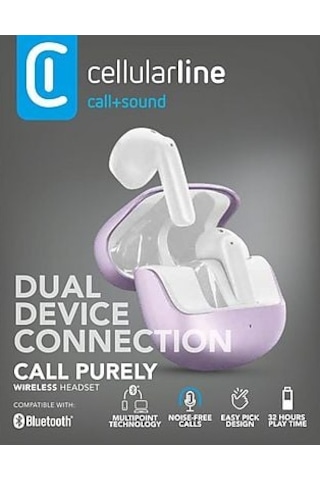 Cellularline Pure 4 Mikrofonlu Enc Tws Kulak İçi Kulaklık