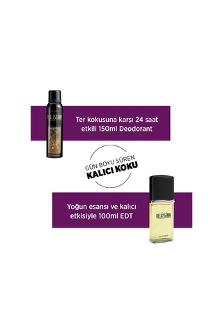 Bellissima Kadın Parfüm EDT 60 ML + Sprey Deodorant 2 x 150 ML