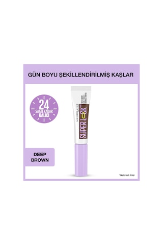 Maybelline New York Super Lock Brow Glue Kaş Sabitleyici Maskara Deep Brown