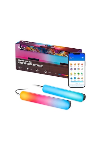Wiz 2'li Gradient Işık Barı - Siyah 30 Cm