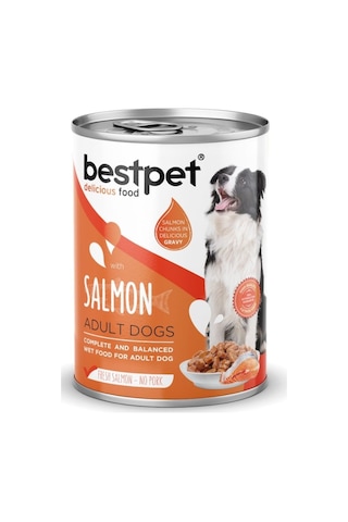 Bestpet Somon Balıklı Köpek Konservesi 400 Gr 6'lı Paket