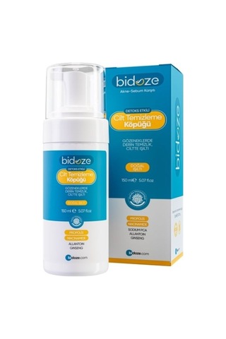 Bidoze Detoks Etkili Cilt Temizleme Köpüğü 150 Ml Propolis Kolajen Ve Ginseng