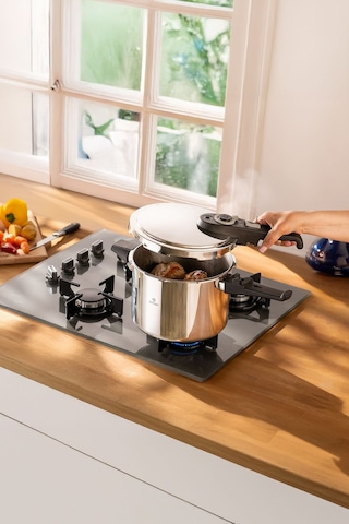 Emsan Fast Cooker Çift Emniyetli Düdüklü Tencere 6 Lt Siyah