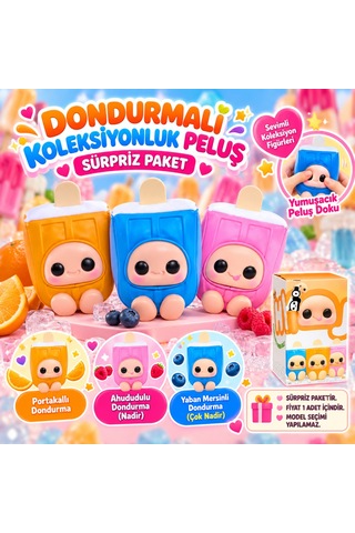 Arkhenx Dondurma Peluşu Sürpriz Paket Bzs1 Çok Renkli