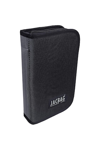 Jacbag Cover -sert Kapaklı Lastikli Kalemkutu Siyah Genel
