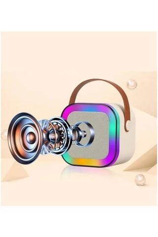 Vothoon KN-15 Kablosuz Mikrofonlu RGB Karaoke Bluetooth Hoparlör