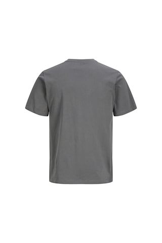 Jack & Jones Erkek Bisiklet Yaka Gögüs Baskili Tisört - Noge - 12310399 Çok Renkli