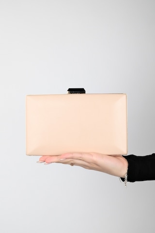 Luvishoes Ivan Koyu Bej Cilt Kadın Abiye Çanta Koyu Bej