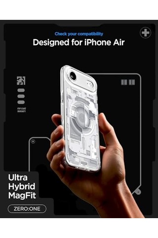 Ince Magsafe Kılıf Ultra Hybrid Sararma Karşıtı Duraclear Hava Kanalı Teknolojisi Askeri Sınıf Koruma Magfit Zer Diğer