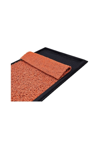 Kauçuk Tabanlı Ve Kauçuk Kenar Çerçeveli Havuzlu Paspası -turuncu