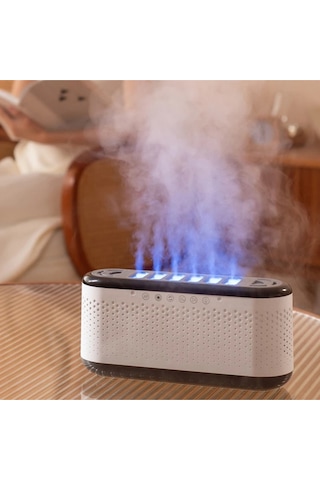 Lobo 600ml Kapasiteli Bluetooth Speaker Rgb Modlu Hava Nemlendiricisi