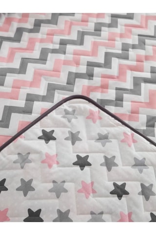 Suvay Kapitoneli Tek Kişilik Yatak Örtüsü Çift Taraflı Renkli Genç Ve Çocuk Odası Kapitone Yatak Örtüsü Pempe