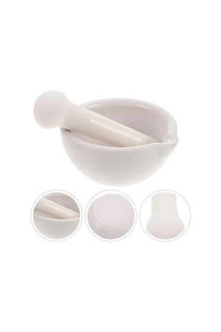 Borox Porselen Havan Tokmaklı 60 MM 1 Set-paket