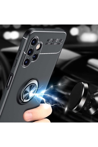 Zore Galaxy Uyumlu A13 4g Kılıf Msra Ravel Silikon Kapak - Siyah Siyah