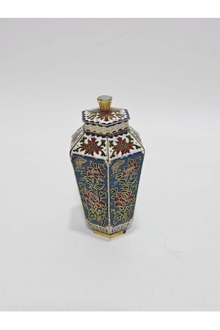 Antika Cloisonne Minyatür Kutu 12,5cm 175