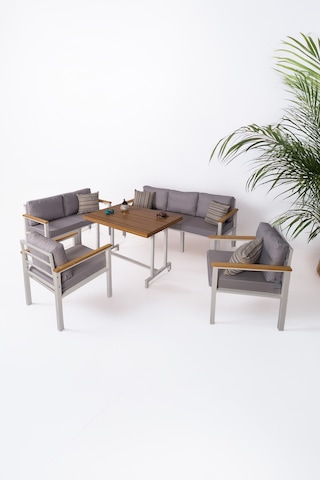 Neokas Bahçe Mobilyası, 1 +1 +2+ 3+ Masa, Balkon Takımı, Kafe Koltuğu, Bekleme Alanı Koltuğu Beyaz