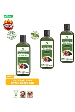 Bıttım & Çörekotu Şampuan 485ml 3'lü Set Tüm Saç Tipleri
