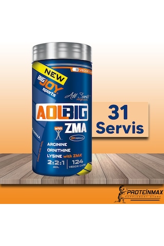 Bigjoy Aolbig 124 Kapsül - Aol Zma - Arg Arginine Ornitin Lisin